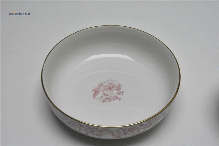 Elegant Floral Ceramic Dinnerware Set With Gold Accents best